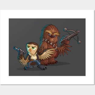 Han Sol-OWL and c-HOO-HOO-hewbacca Posters and Art